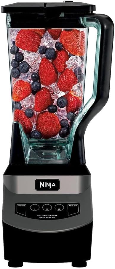 Ninja BL610 Professional 72 Oz Countertop Blender 1000-Watt Base Total Crushing Technology