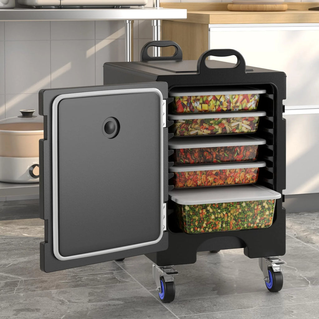 Insulated Food Pan Carrier for 5 Full-size Pans