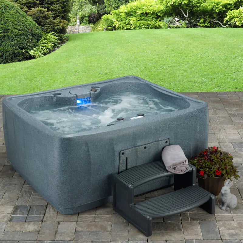 Aquarest Spas Powered By Jacuzzi Pumps 4 Person 12 Jet Rectangular Plug And Play Hot Tub
