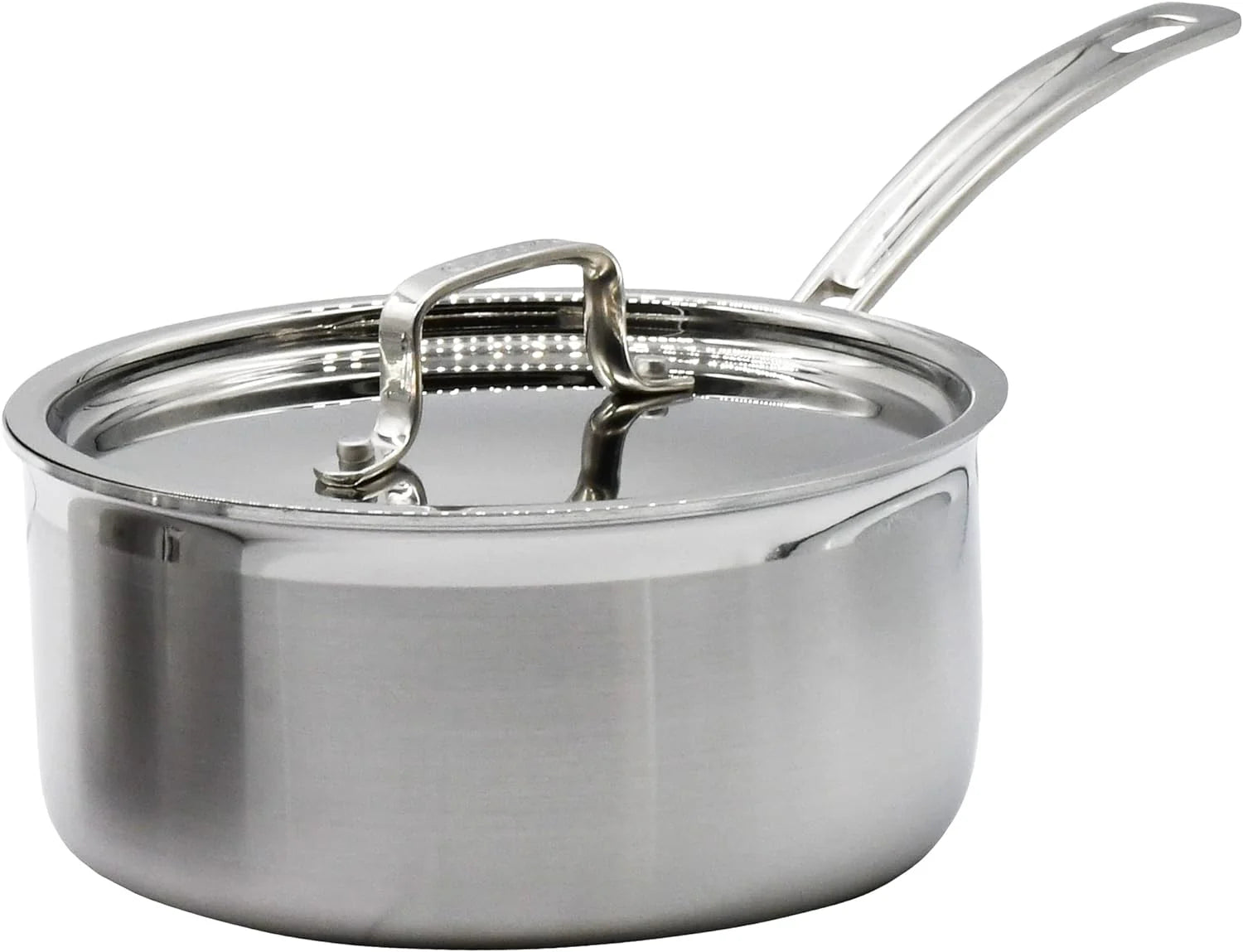 MultiClad Pro Stainless-Steel Cookware 13-Piece Cookware Set, Silver