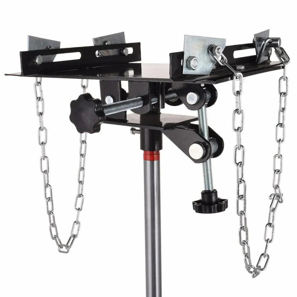 Hydraulic Car Transmission Jack Vertical Lift,1660 Pounds,360Rotating Wheel Lift,Red