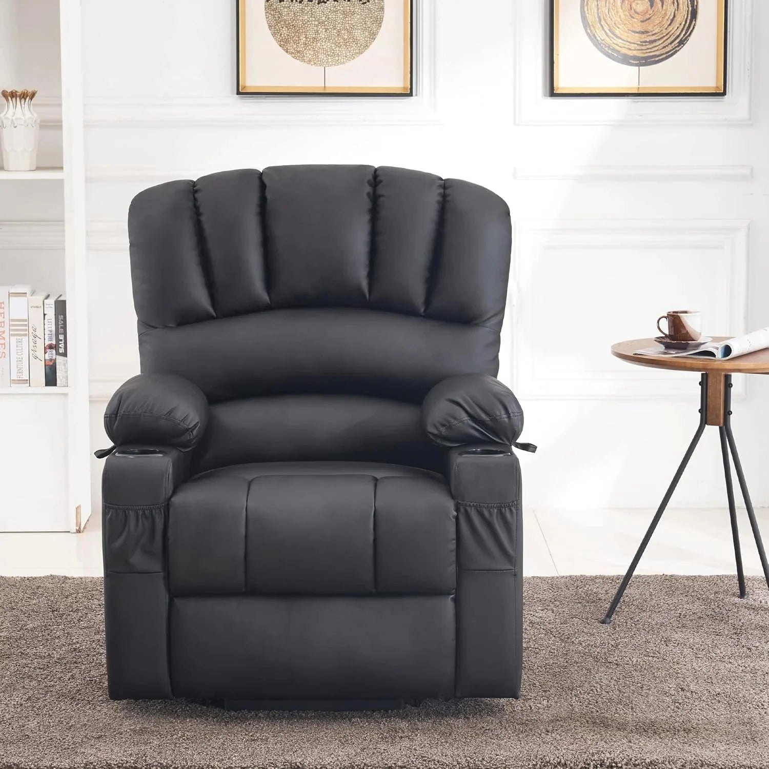 Heated Lift Recliner for Seniors with USB & Cup Holders