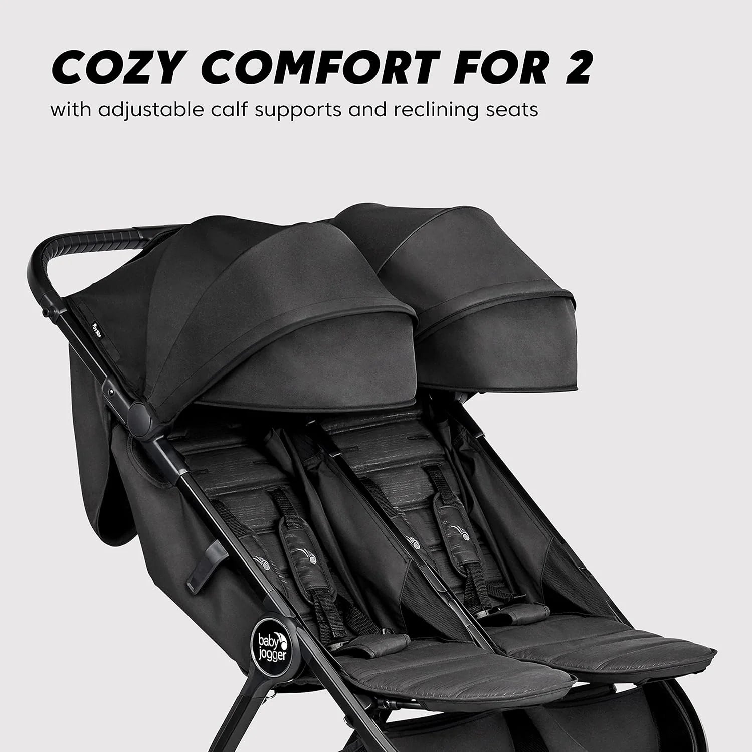 City Tour 2 Ultra-Compact Travel Stroller, Jet, Lightweight, Foldable, Ideal for Traveling
