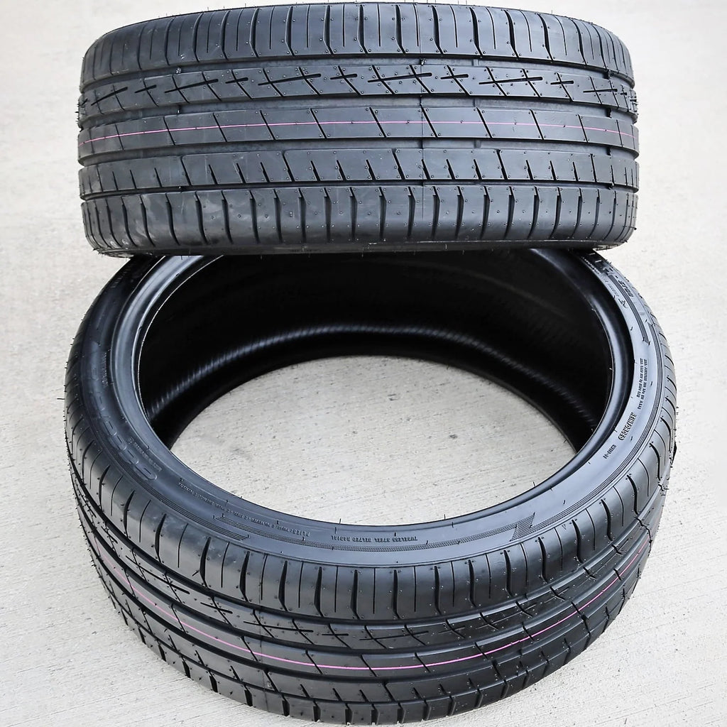 A pair of 2(2) 265/40ZR20 265/40R20 104Y XL AS A/S performance tires