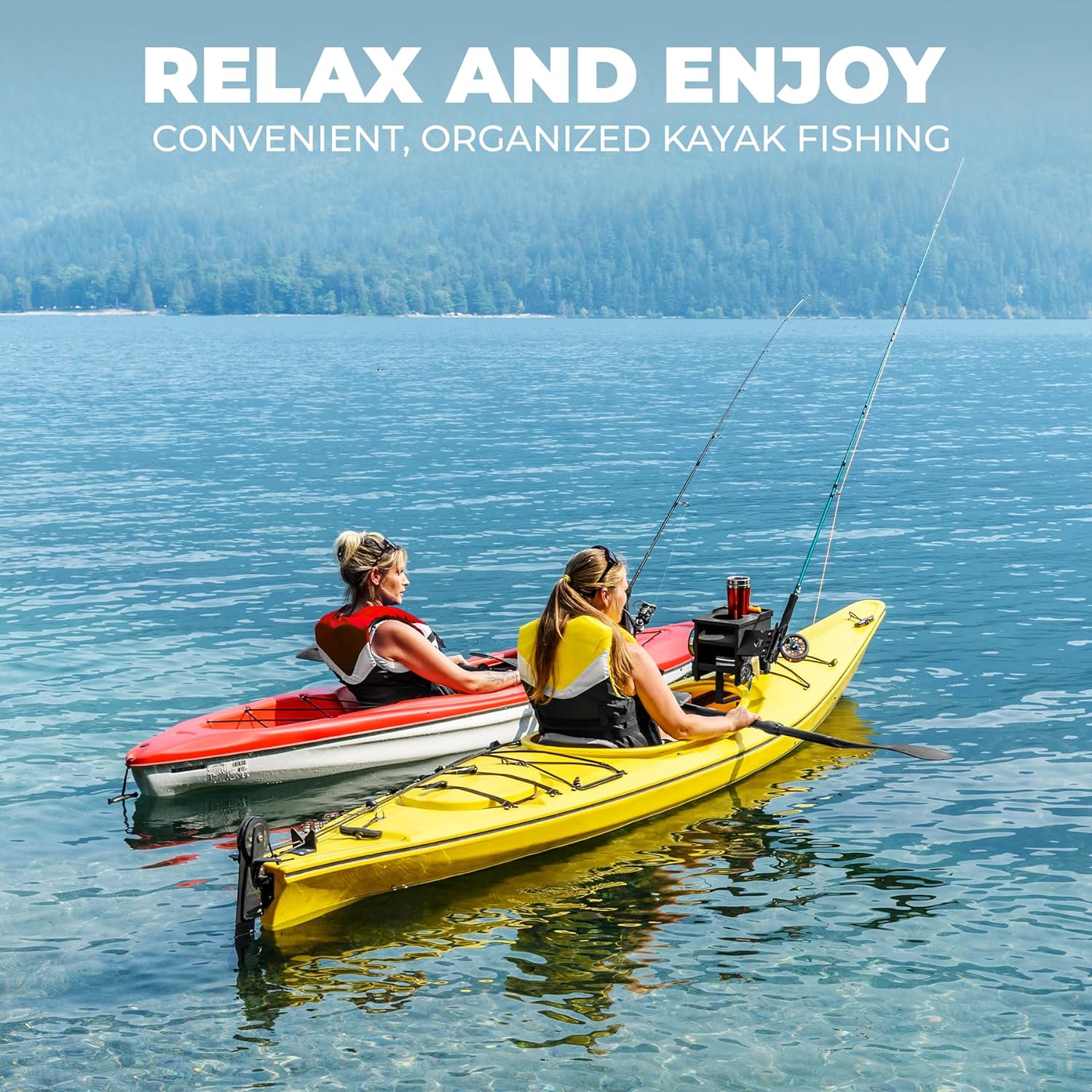 Boat Accessories for Fishing - Fits Gunnels Up to 2.5 Thick Regular