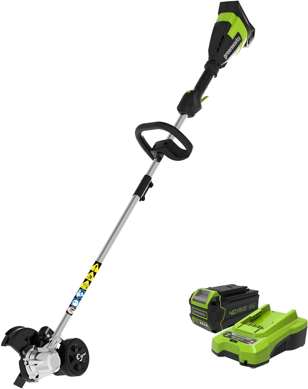 40V 8 Brushless Edger, 4.0Ah USB Battery and Charger Included