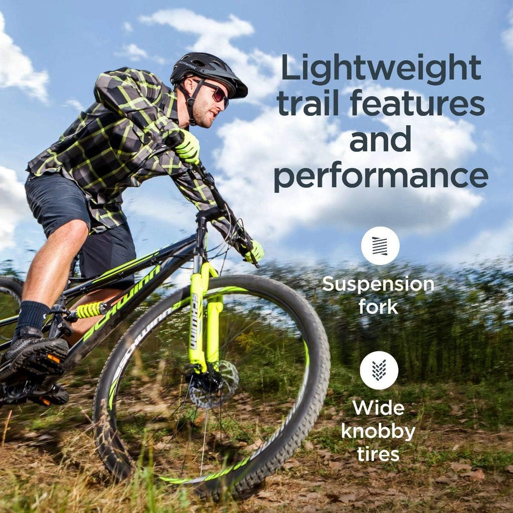 Schwinn Traxion Mountain Bike for Adult Men Women, 29-Inch Wheels, Full Suspension