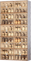 ANTBOX portable shoe rack organizer stackable sneaker storage cabinet
