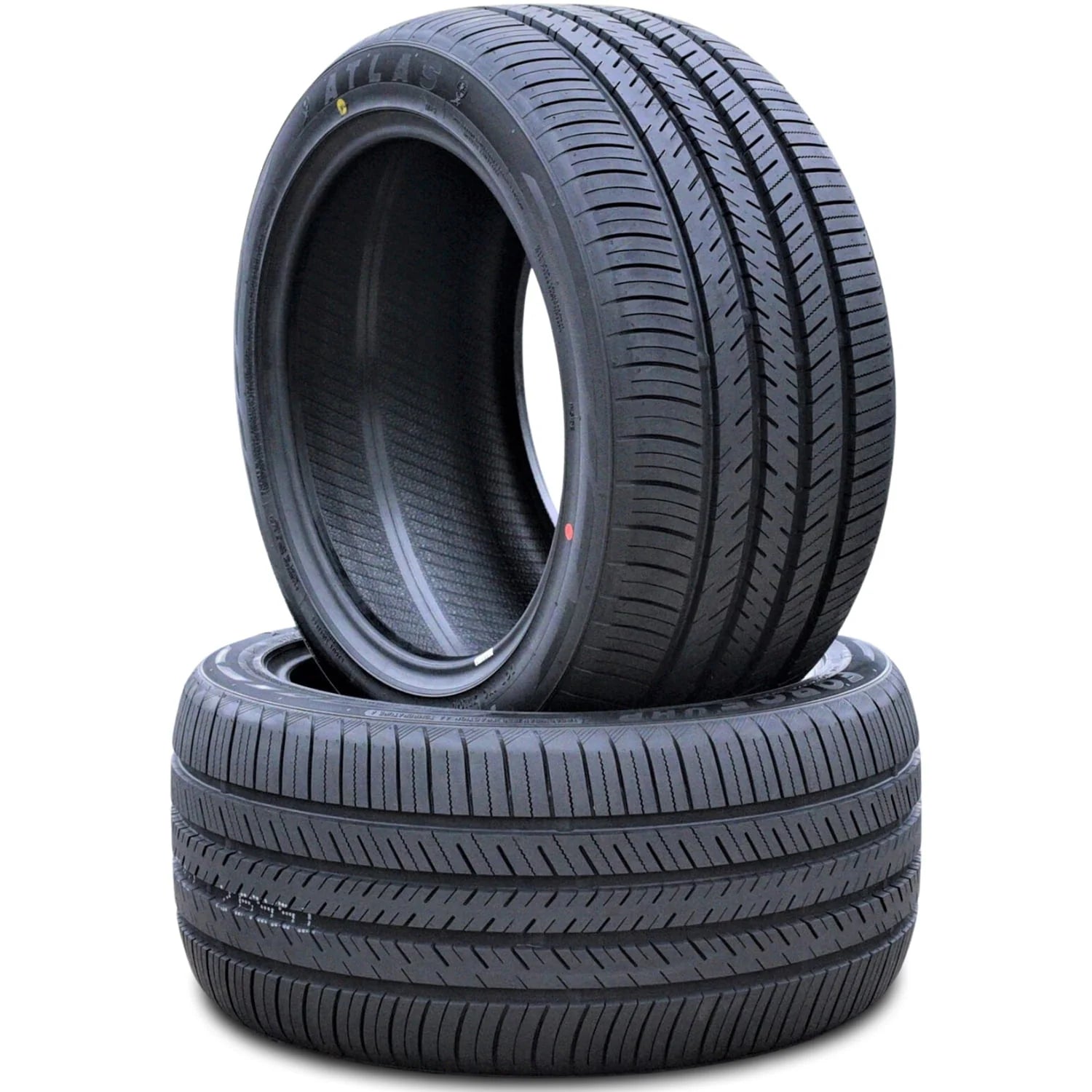 A pair of 2 (2) 255/40R20 101W XL A/S performance tires