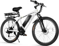 Adult Electric Bike, 350W BAFANG Motor (500W Peak), 4A 3H Fast Charging, 468Wh Li-Ion Battery, 21 Speed Gears, Air Saddle, 45 Miles 20 MPH 26 Mountain Bike Electric Bike, ANSI/CAN/UL2849 Compliant