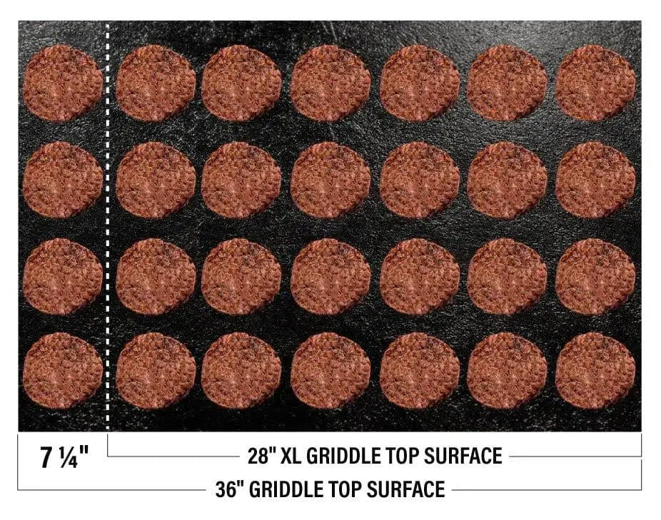 Blackstone 3-Burner 28 XL Griddle with Hood in Black
