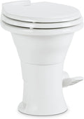 Dometic 310 RV Toilet, Oblong, PowerFlush, White