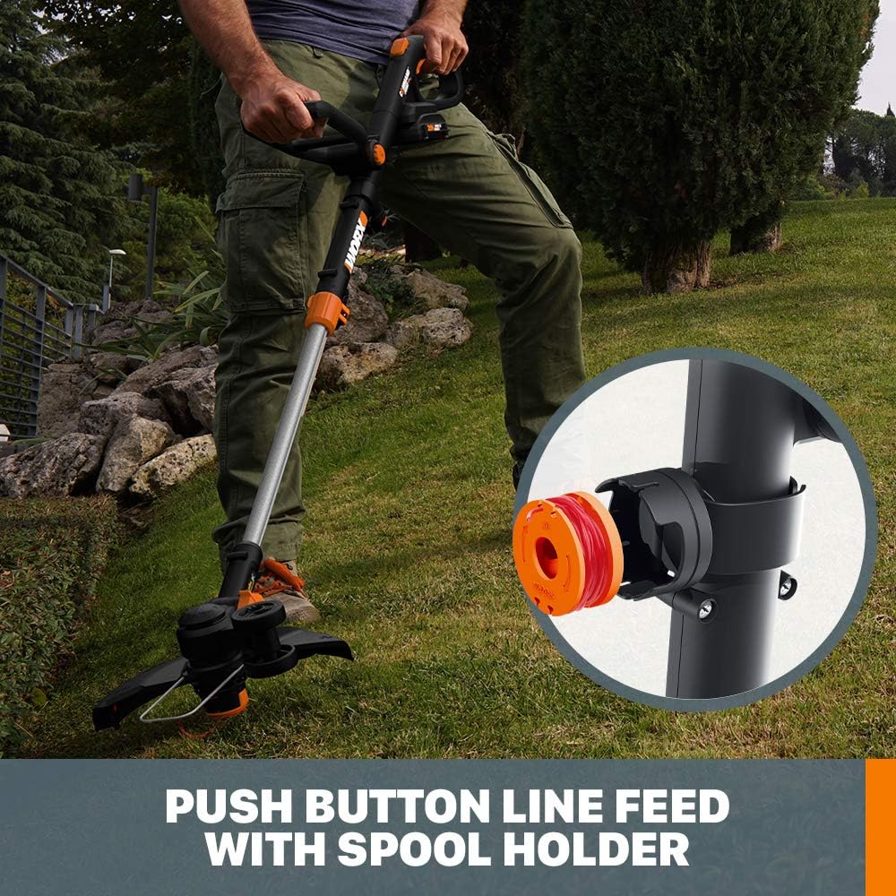 20V GT Revolution 12 4.0Ah Cordless String Trimmer & Turbine Leaf Blower Power Share Combo Kit - WG930.3 (Batteries & Charger Included)