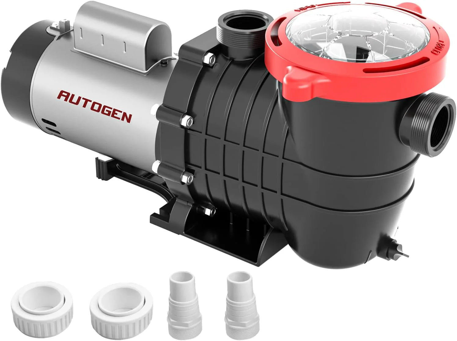 1.5 HP Pool Pump, 7500 GPH Swimming Pool Pump, 115V/230V Dual Voltage Pool Pump,1100 W Above Ground Pool Pump with Strainer Basket and Drain Plug