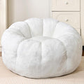 Soft Faux Fur Floor Seating with Memory Foam