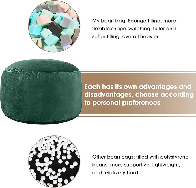 Memory Foam Furniture BeanBag Chair