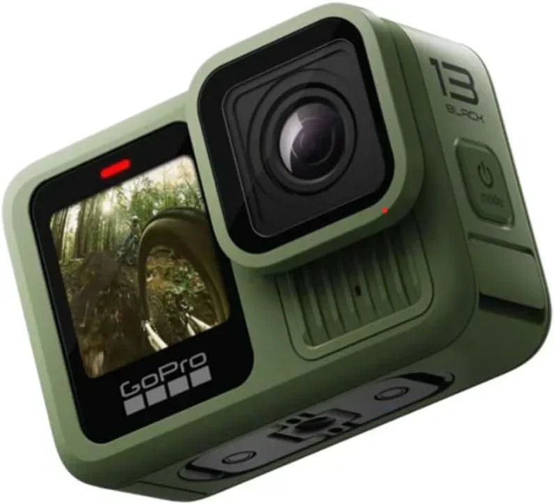 Black Waterproof Action Camera with 5.3K60 Video 27MP Photo Compatability HB-Series Lenses