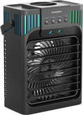 Portable Air Conditioners 4-in-1 Evaporative Air Cooler 3 Modes 7 LED Light Cooling Fan
