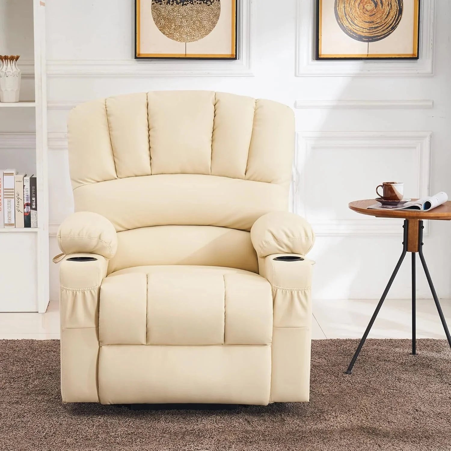 Heated Lift Recliner for Seniors with USB & Cup Holders
