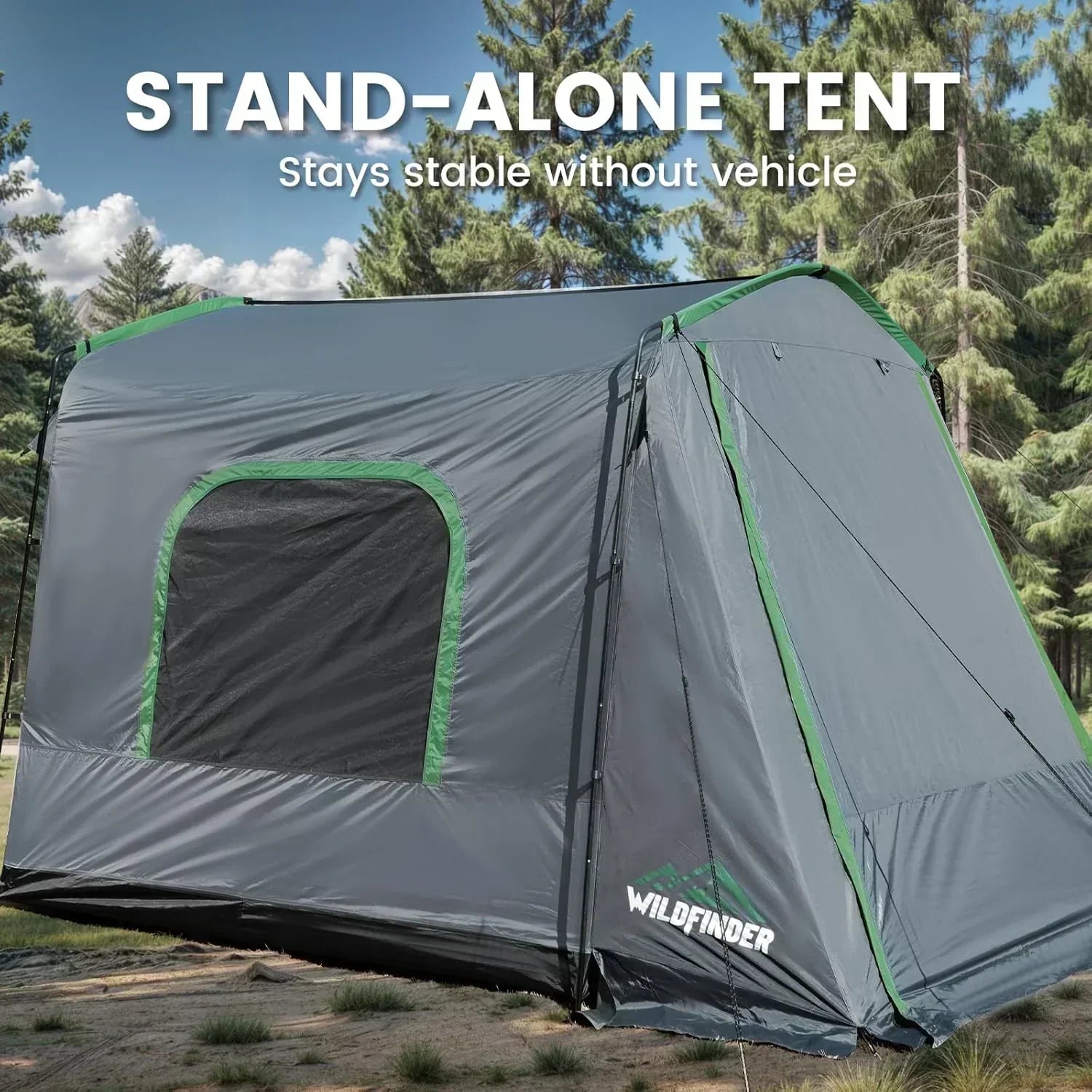 SUV Tent 5-9 Person Rectangle Car Tent for Family Waterproof Windproof for Car Camping Tents