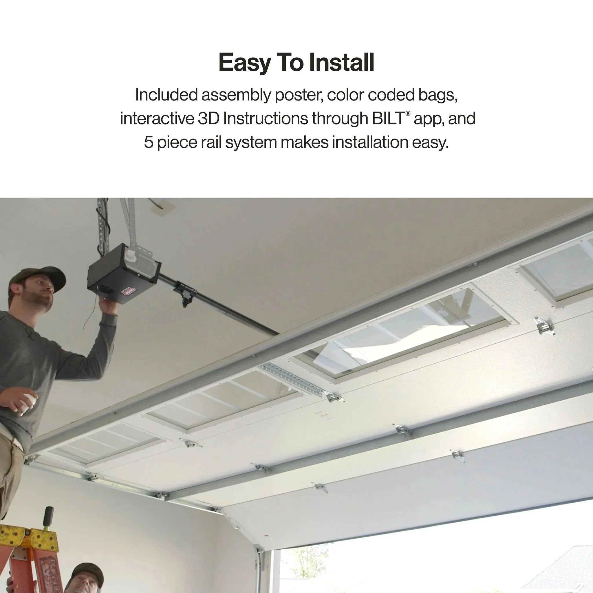 Chain Drive 750 3/4 HPc Garage Door Opener w/Battery Backup - Heavy Duty.