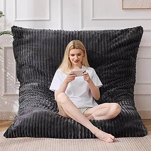 3-in-1 Giant Bean Bag Chair for Adults & Kids