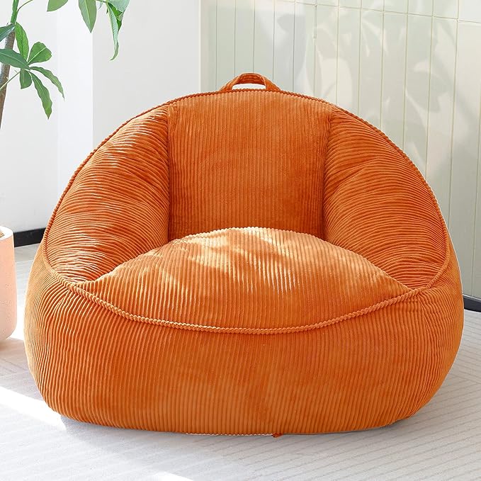 Floor Lazy Sofa for Living Room Gaming & Reading (M-Slate Grey)
