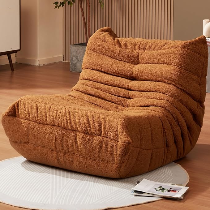 Giant Memory Foam Bean Bag Chair for Adults, Ultra-Soft Plush Lazy Sofa
