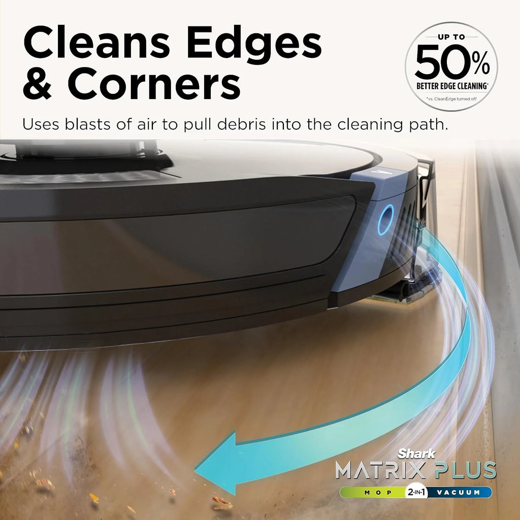 Robotic vacuum cleaner Voice Control Robot Vacuum with Matrix Clean Navigation, Home Mapping, 60-Day Capacity, XL Self-Empty Base for Homes with Pets, Carpet & Hard Floors