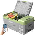 12V Car Refrigerator, 17 Quart Portable Freezer 12 Car Fridge (-4F~68F) Compressor Electric Cooler with 12/24V DC 110-240V AC, APP Control For Car Truck RV Camping, Travel Outdoor Home