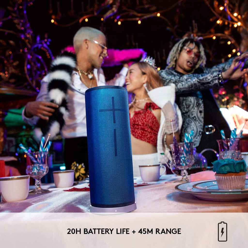 Portable Wireless Bluetooth Speaker, Heavy Bass, 360° Sound, IP67 Waterproof, 17 Hour Battery - Carbon Black