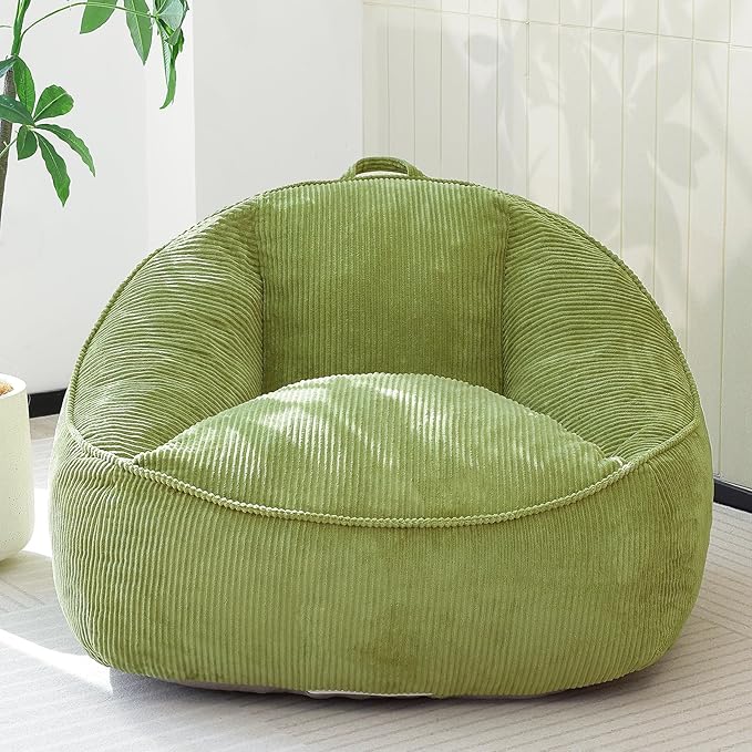 Floor Lazy Sofa for Living Room Gaming & Reading (M-Slate Grey)