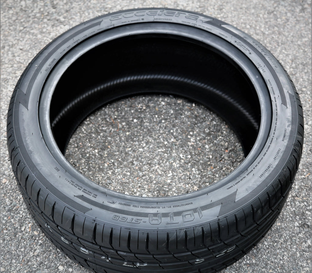 A set of 4 (quad) 285/35R21 ZR 105Y XL A/S performance tires