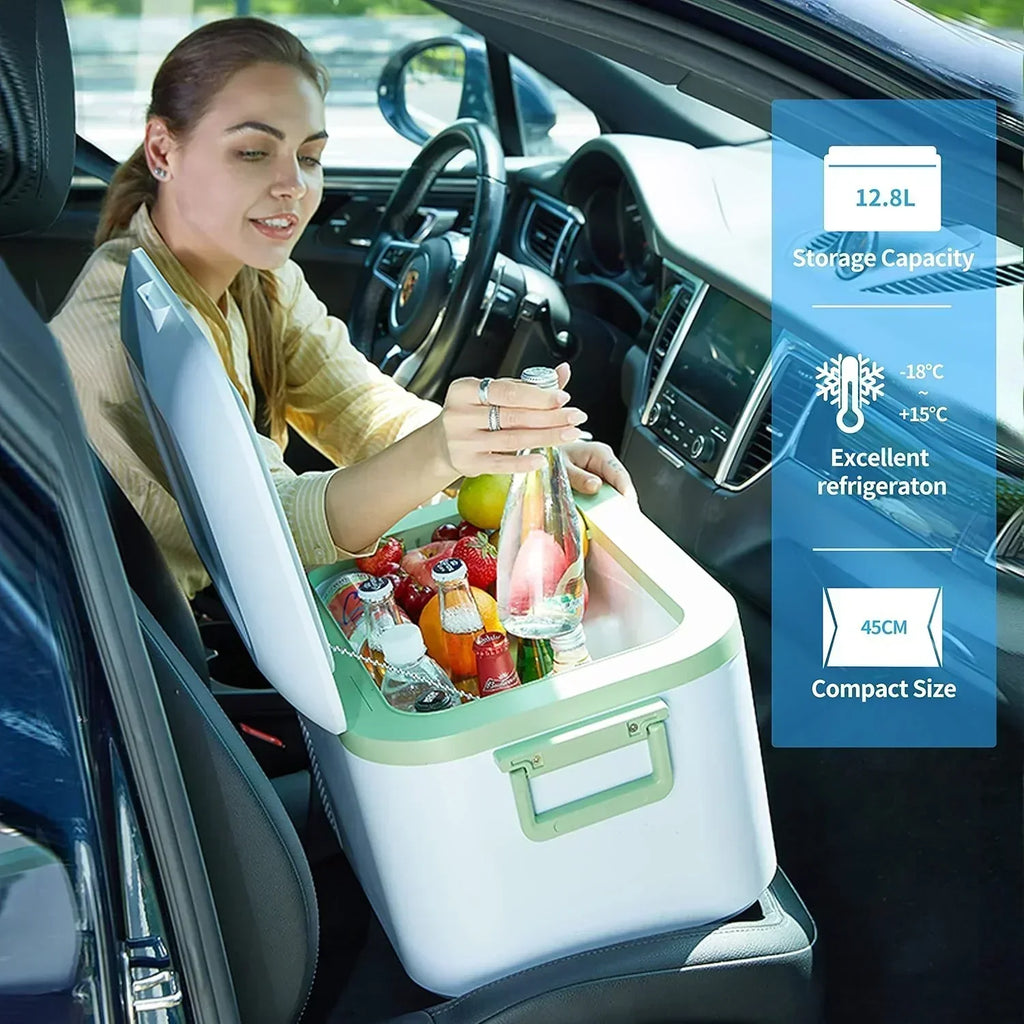 Car Fridge Portable 12 Volt Refrigerator 23 Quart (22 Liter) Freezer Compressor Cooler 12V/24V