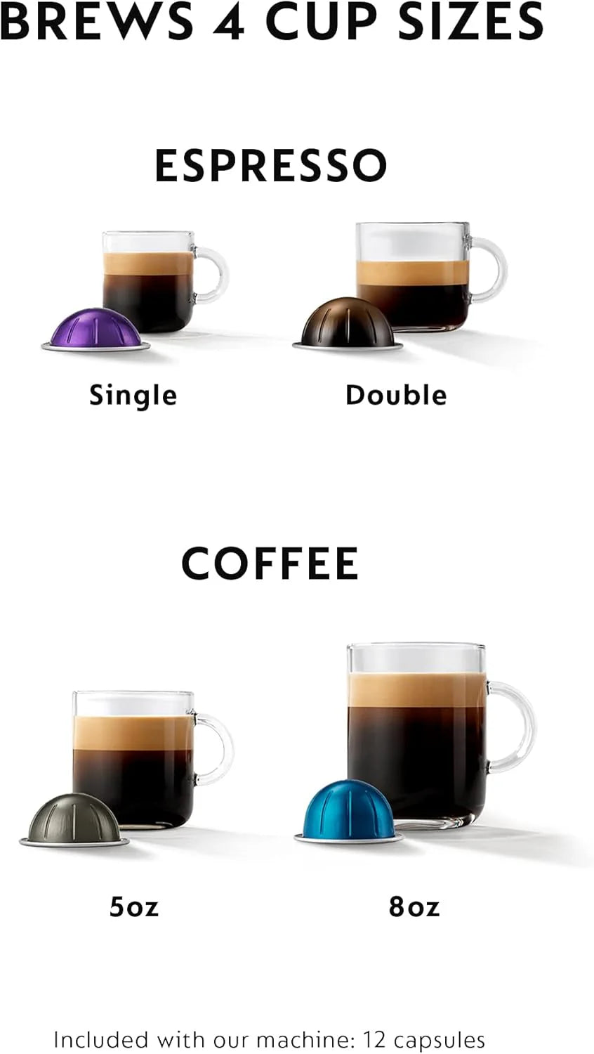 Nespresso De'Longhi Vertuo Single coffee and espresso makers