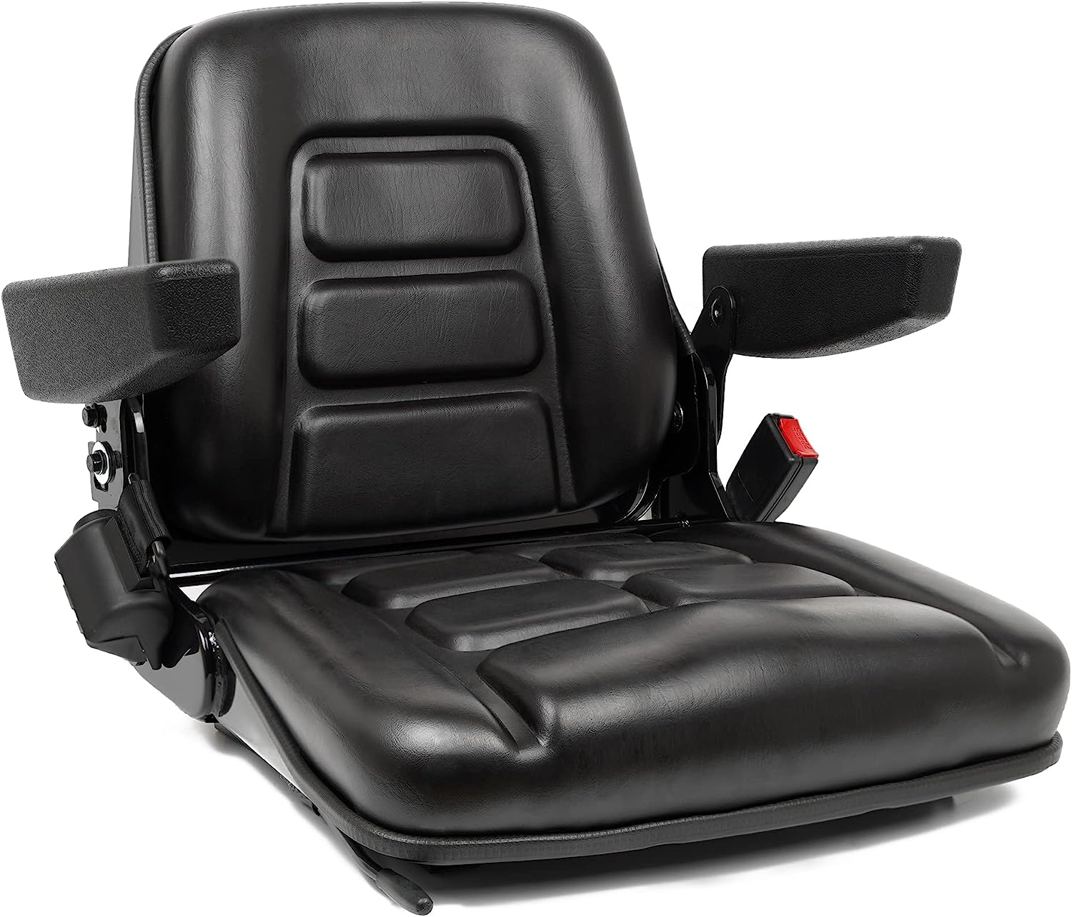 Universal Fold Down Forklift Seat, Micro Switch, Armrest And Safety Belt, for Tractor
