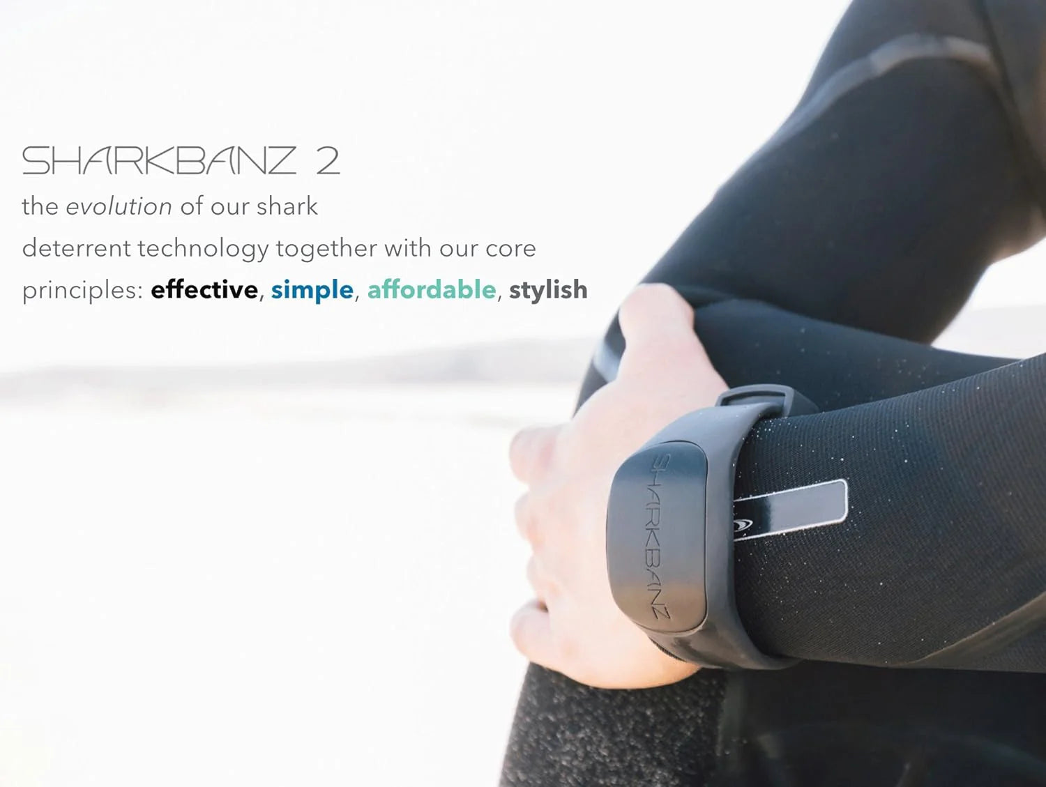 Magnetic Shark Repellent Band for Swimming, Surfing, Diving, Snorkeling and All Ocean Sports