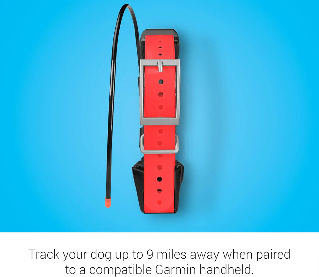 15X Dog Device, Tracking and Training Dog Device with Collar, 18 Levels of Stimulation, Rugged and Water-Resistant, High-Sensitivity GPS, Red