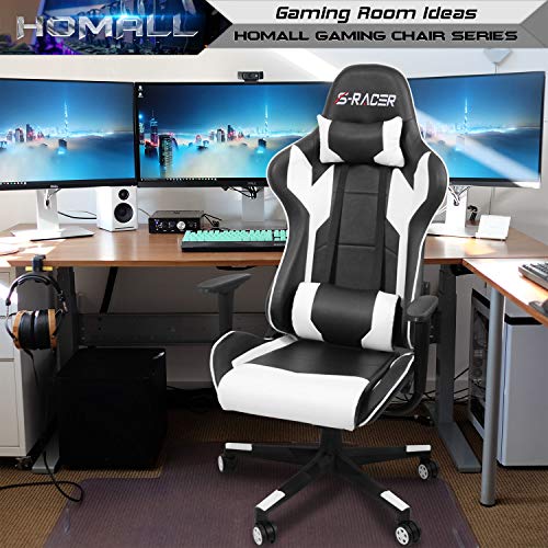 Homall Gaming Chair, Office Chair High Back Computer Chair Leather Desk Chair