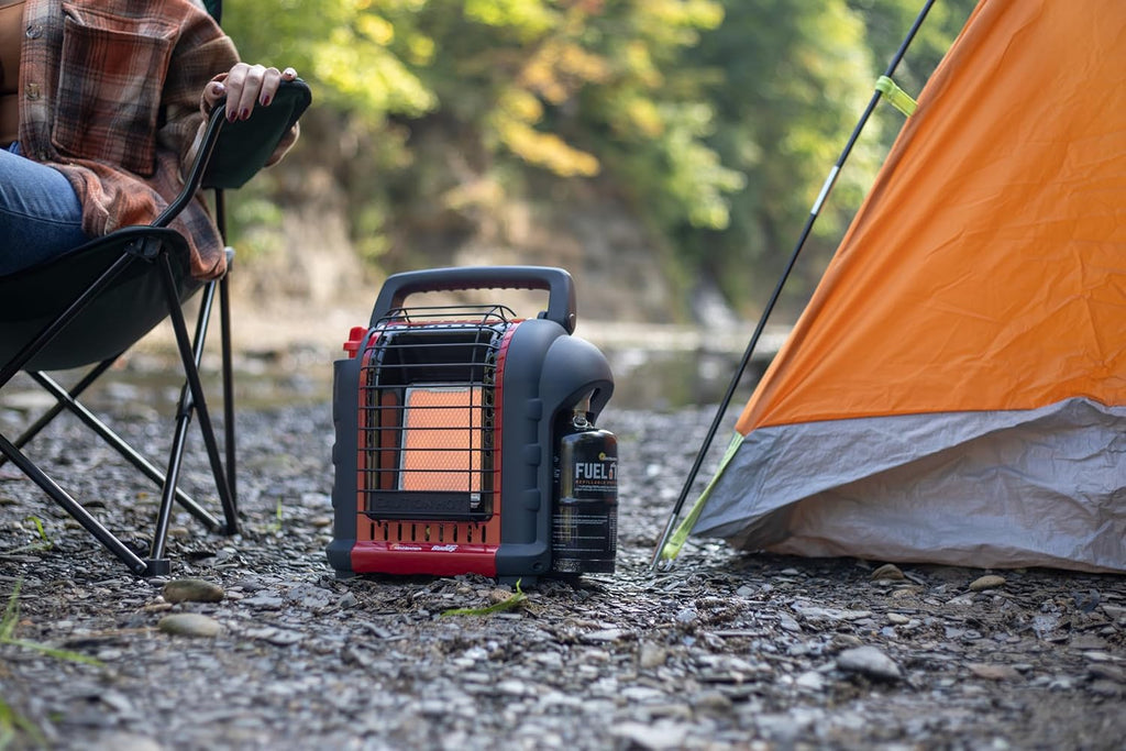 Portable Propane Radiant Heater 4000-9000 BTU for campers workshops patios and more