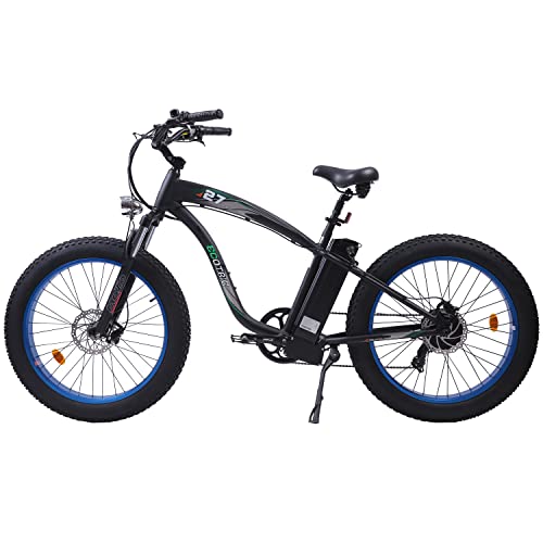 750W Electric Bike 26  Fat Tire Adult Electric Bicycles 48V 13AH Removable Lithium Battery Ebike with Suspension Fork Aluminium Frame Beach Snow Mountain E-Bike for Adults