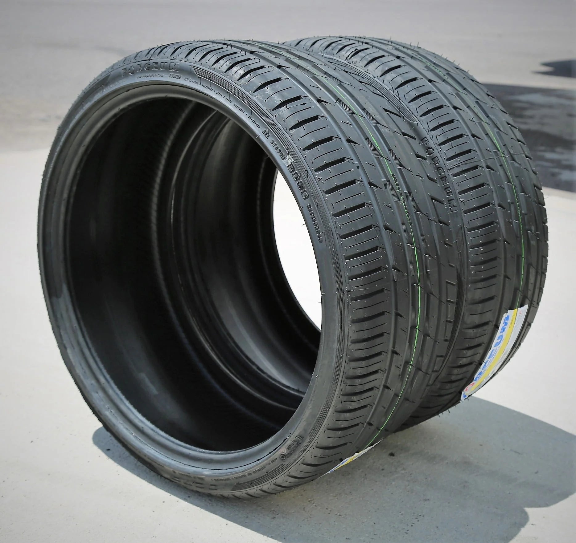 A pair of 2 (2) 245/40R20 ZR 99Y XL A/S high-performance all-season tires: 2014-16 Chevrolet Impala LTZ, 2017-18 Chevrolet Impala LT