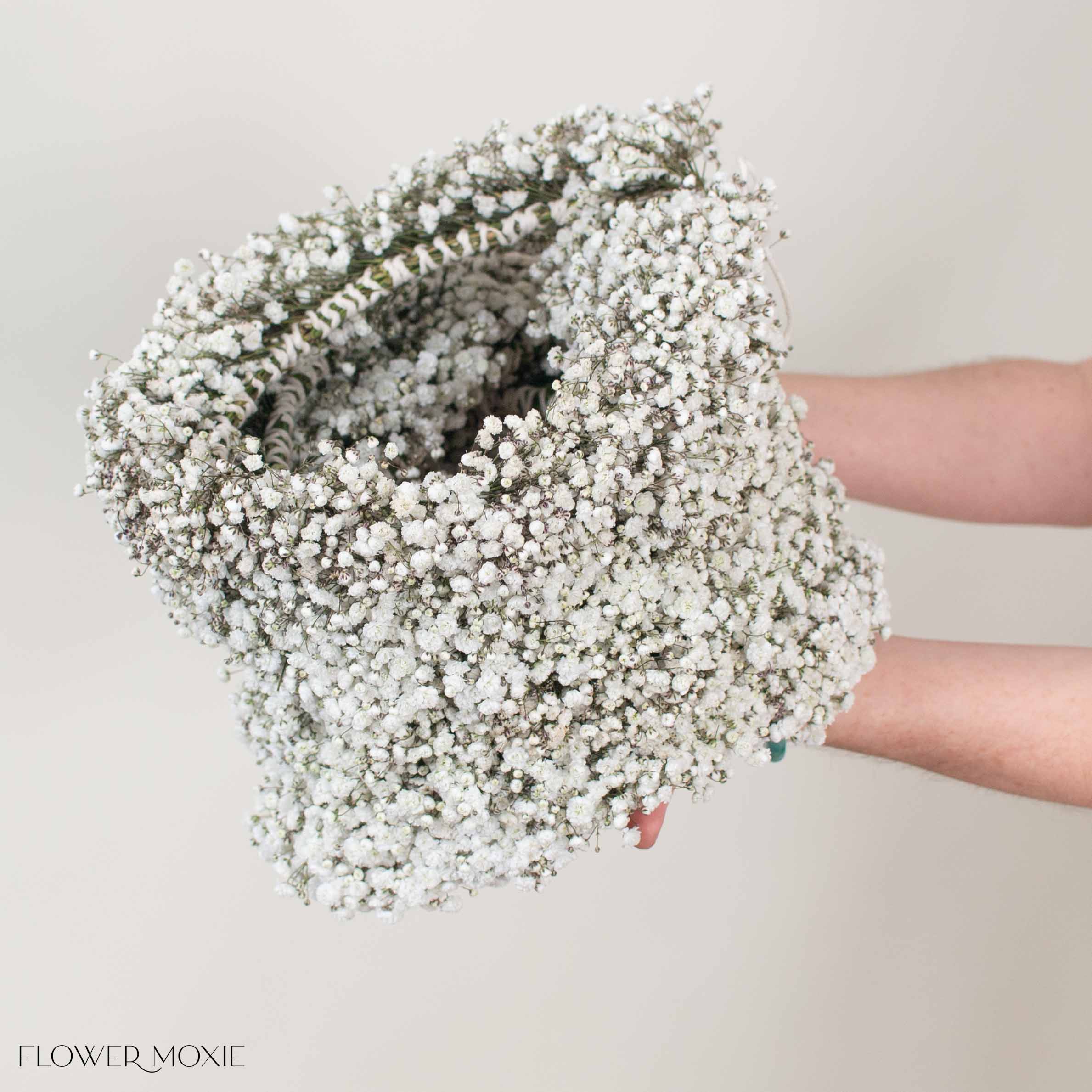 White Baby's Breath Flower Crown