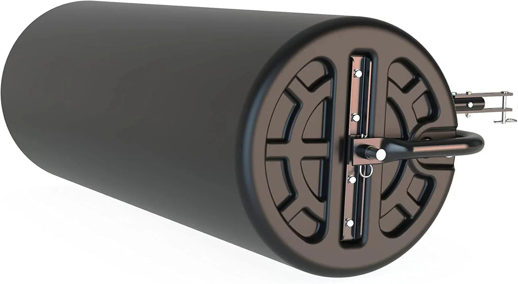 18 x 48 Tow Behind Poly Lawn Roller 550 lbs Weight with Water, Poly Drum and Steel Frame, with Plug. Designed for Lawn and Garden Tractors