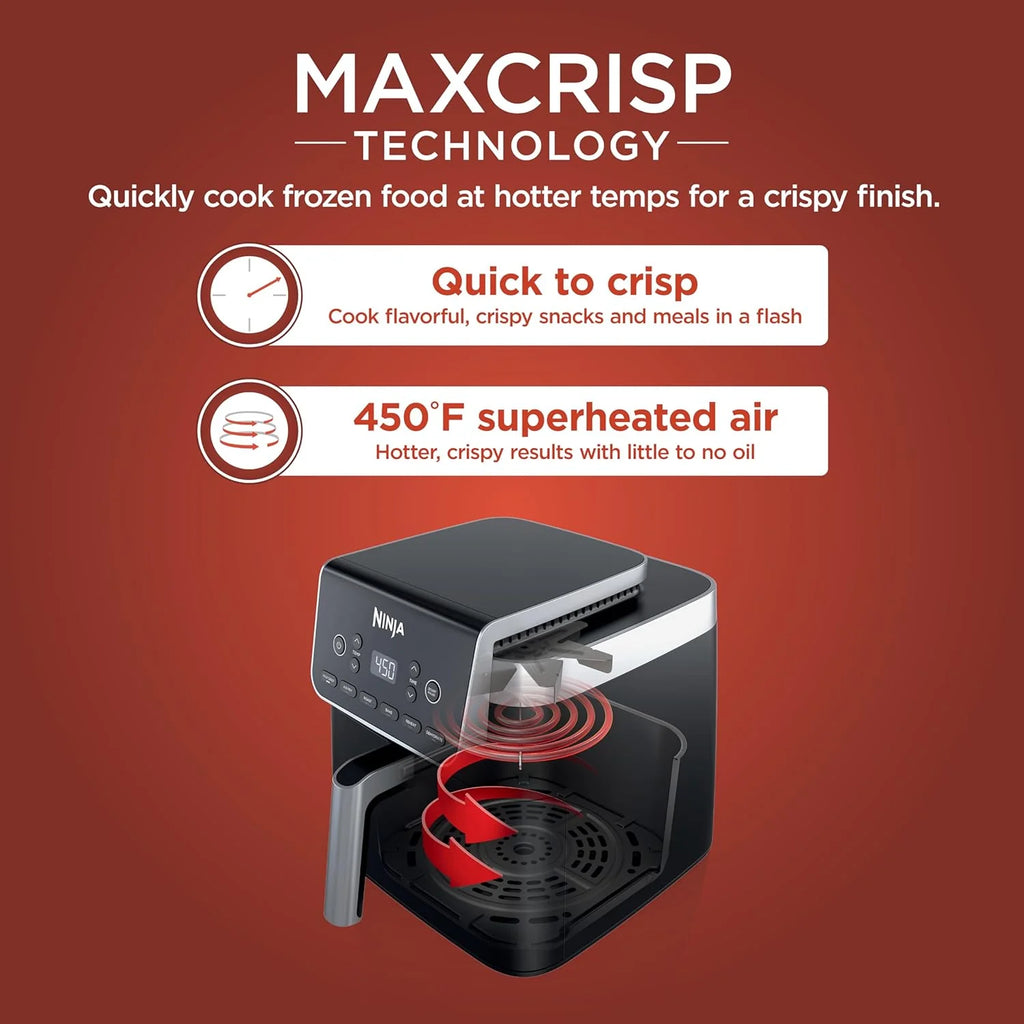 Ninja Air Fryer Pro XL 6-in-1, 6.5-Quart Capacity, Maximum Crispness, Air Fryer Bake