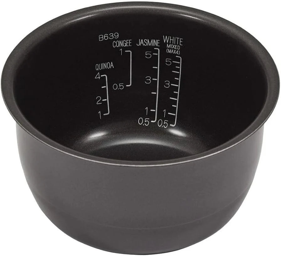 Induction Rice Cooker and Warmer, 5.5 Cup Capacity, Black, 9.25 x 12.25 x 7.88