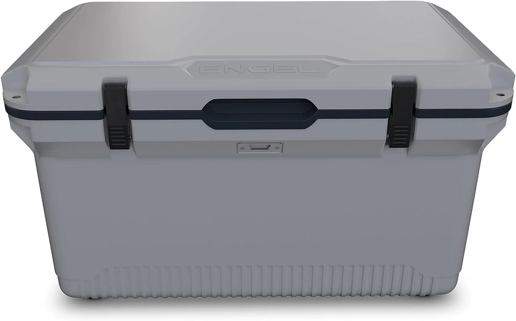 60 QT Ultra-Light Injection Molded Cooler - Ice Chest Keeps Ice up to 7 Days - Large Cooler Includes Wire Basket, Divider and Built-in Bottle Opener