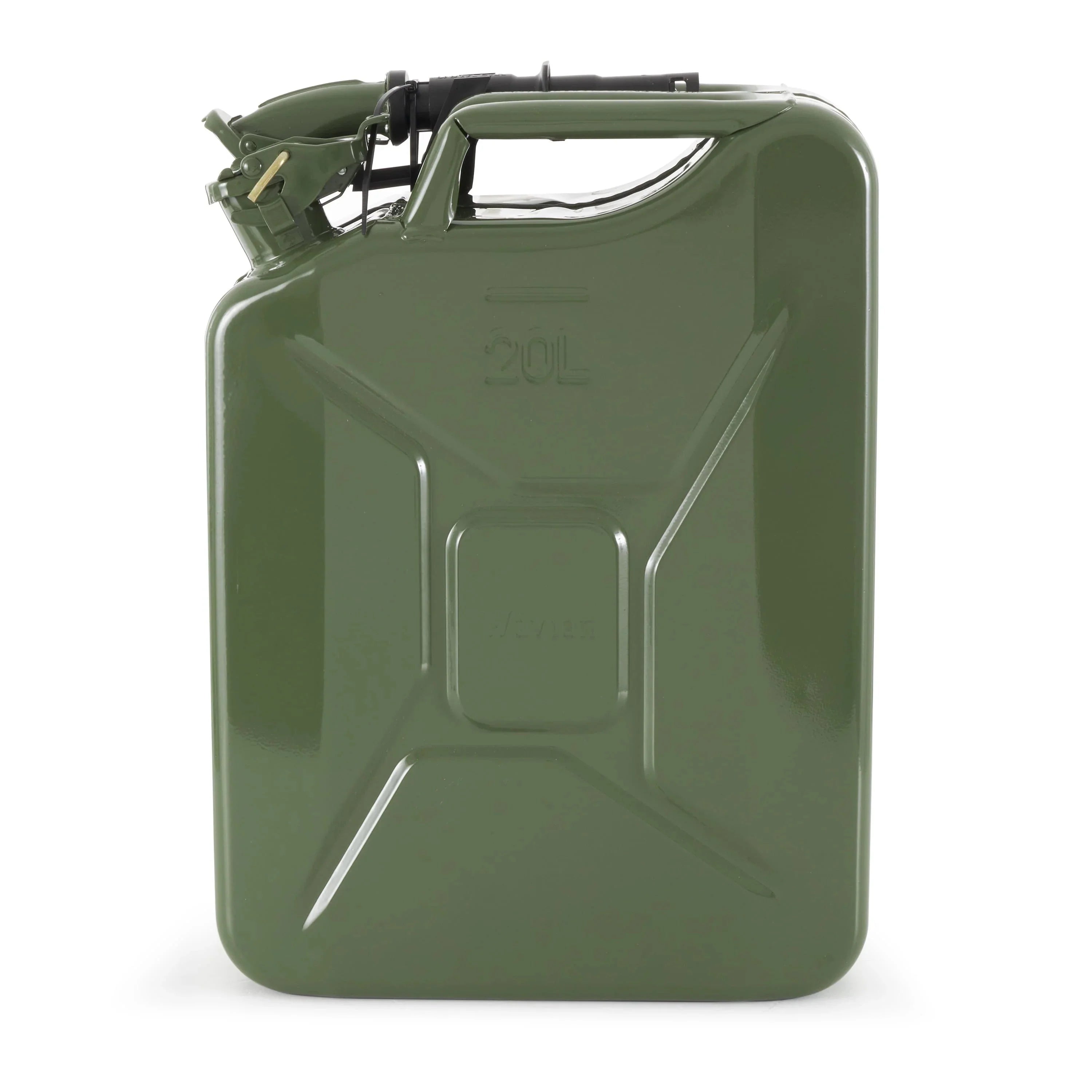 Wavian 3008 5.3 Gallon 20 Liter Authentic CARB Jerry Can with Spout, Green