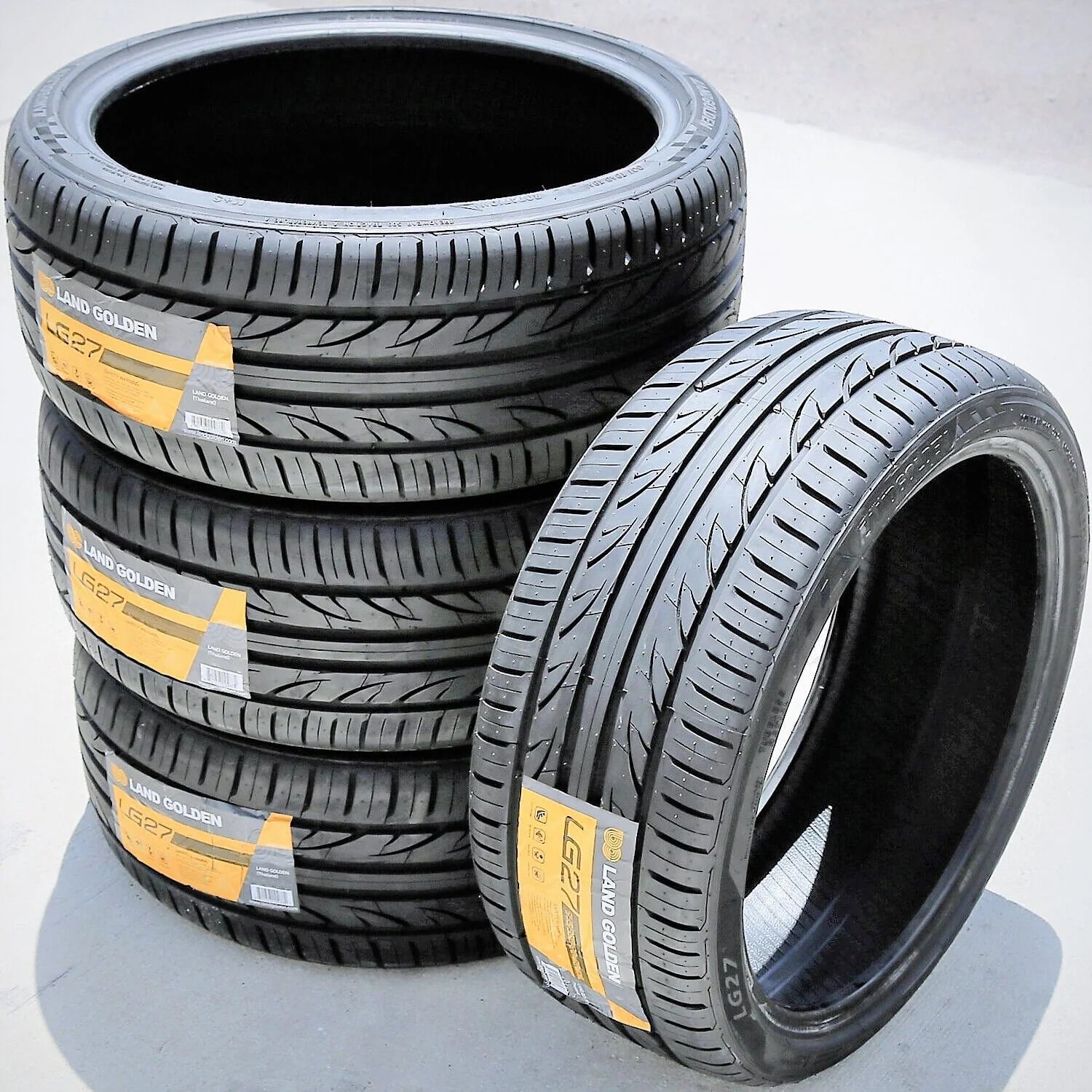 A set of four (four) 245/30R20 ZR 97W XL A/S performance tires fit: 2015 Lamborghini Huracan LP610-4, 2018 Lamborghini Huracan LP610-4 Spyder