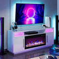 70 Fireplace TV Stand for TVs Up to 75, Storage Cabinet, Media Console Table for Living Room